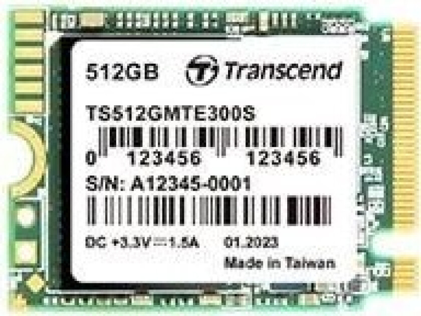 300S SSD - 512GB - PCIe 3.0 - M.2 2230