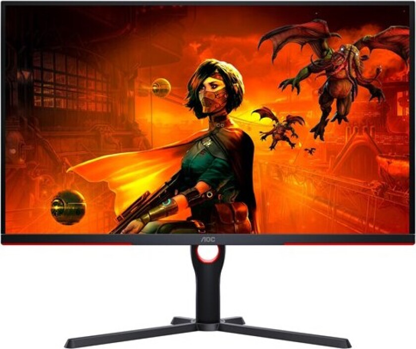 32" AOC Gaming U32G3X/BK - LED monitor - 32" - HDR - 1 ms - Skjerm