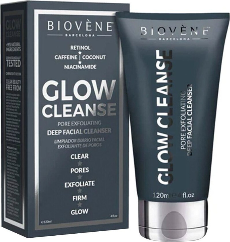 Biovène Glow Cleanse Pore Exfoliating Deep Facial Cleanser 120ml