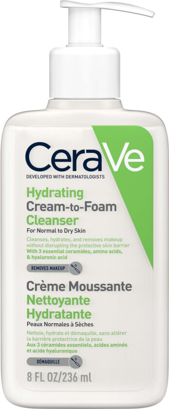 Rensende Krem CeraVe Mousse 236 ml Skum
