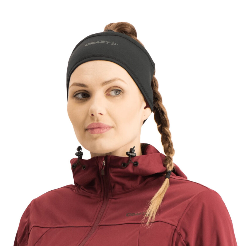 Core Essence Jersey Headband, pannebånd unisex BLACK