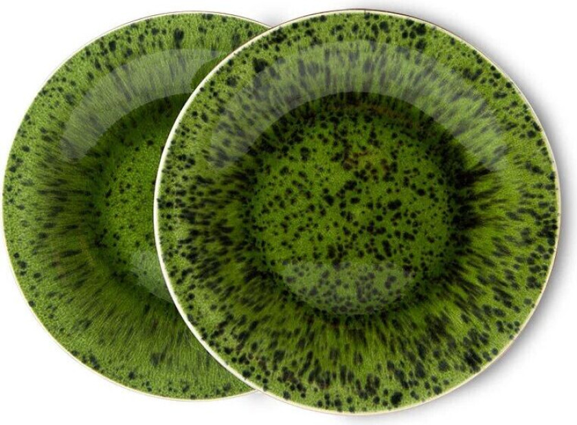 The Emeralds tallerken 2-pakning Ø21,6 cm Grønn