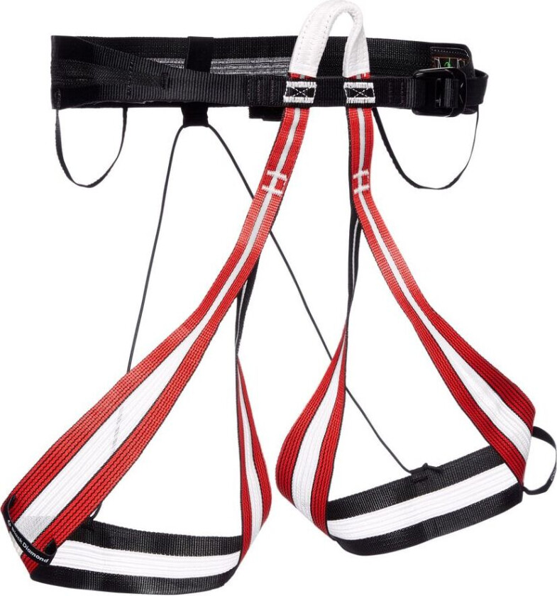 Couloir Lt Harness S, Black/Crimson