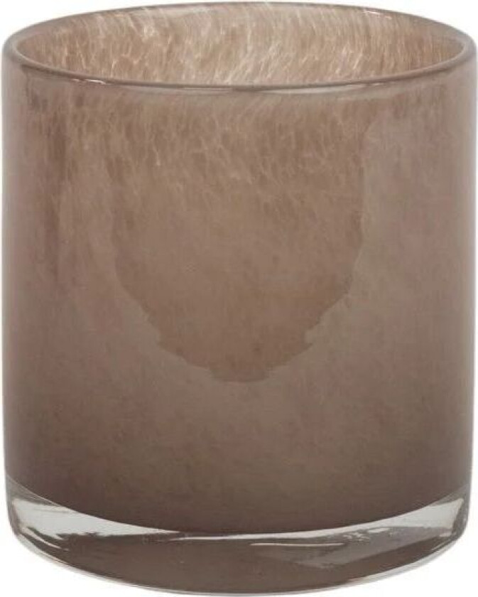 Nilla telysestake 12 cm Brungrå