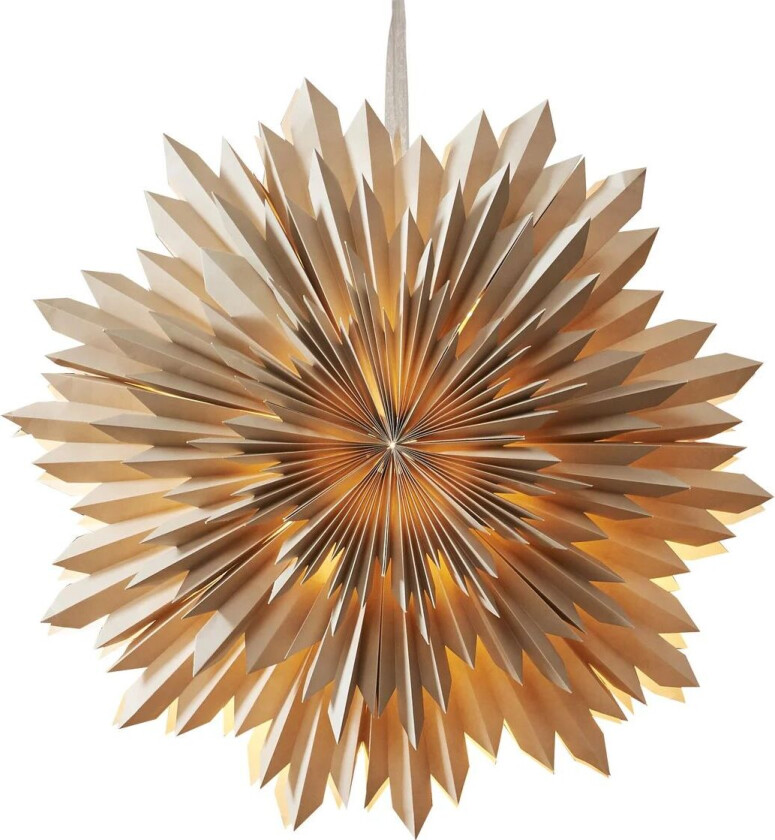 Ice adventsstjerne Ø 50 cm Beige