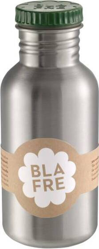 Stålflaske Mørk Grønn 500ml