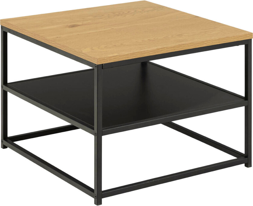 Bilde av Gila sofabord 55x55x42cm, 1 hylle,  eik dekor.