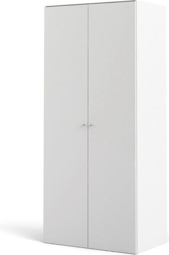 Saskia garderobeskap 2 dører hvit.