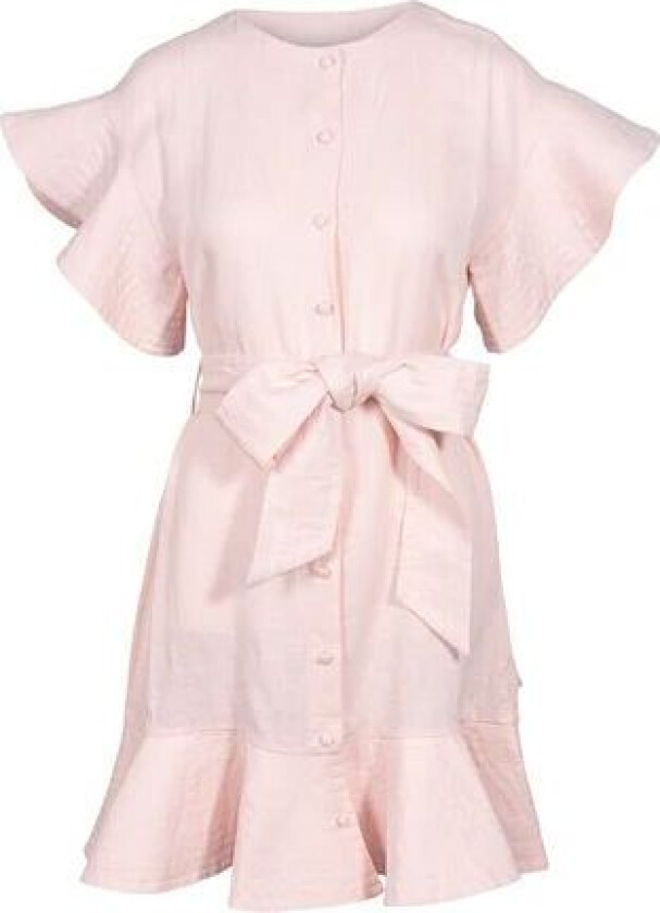 Fia Linen Dress - Dusty Pink XL