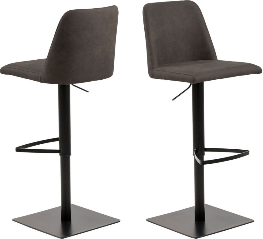 Avanja barstol dreiefunksjon, gasspatron grå.