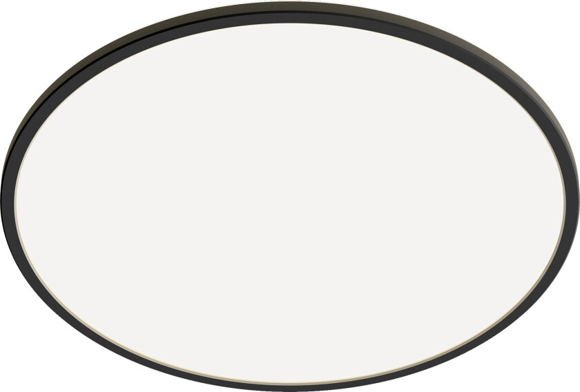 Superslim Taklampe 15W 4000K Scenebryter IP54, sort