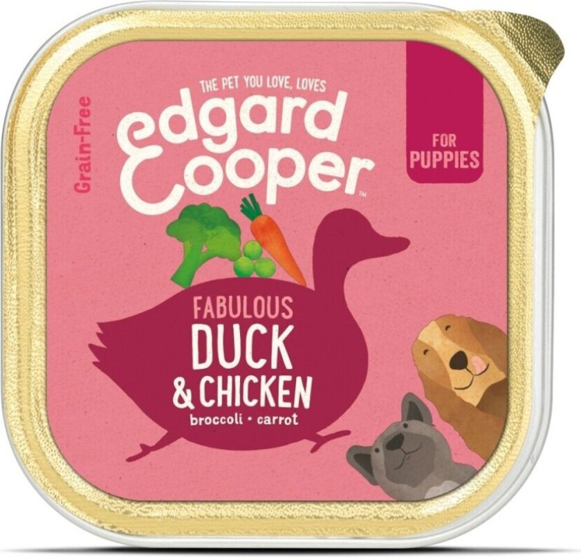 Edgard & Cooper Puppy Duck & Chicken (150 g)