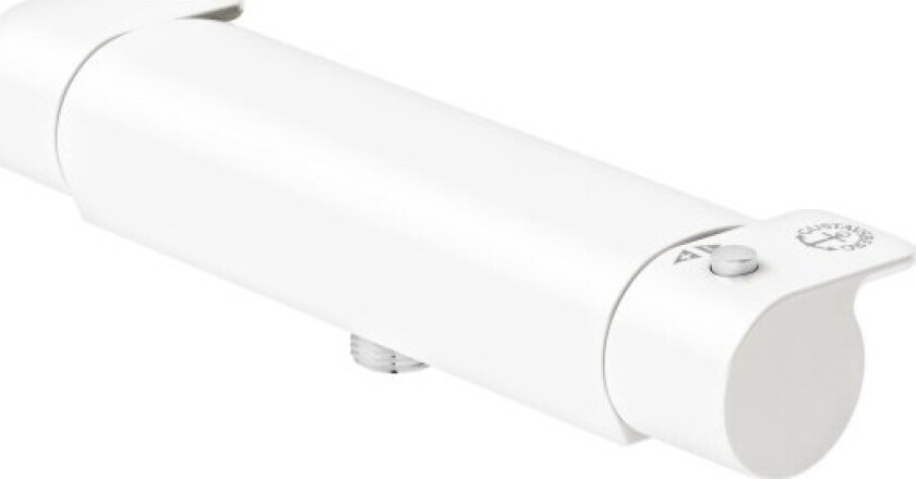 Estetic dusjbatteri, matt hvit