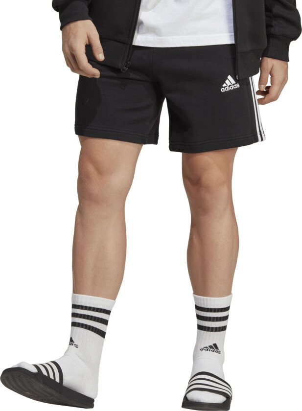 adidas Essentials French Terry 3-Stripes Shorts, shorts, herre BLACK