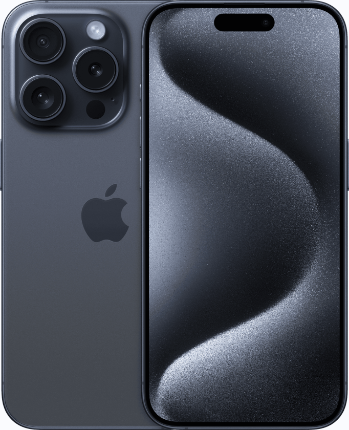 Bilde av iPhone 15 Pro 128GB - Blue Titanium