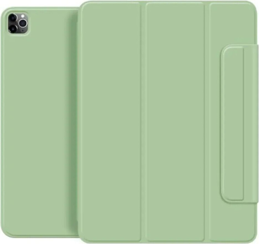 iPad Pro 11" (2024) Magnetisk Tri-Fold Flip Deksel - Lysegrønn