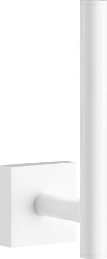 House reservepapirholder, matt hvit