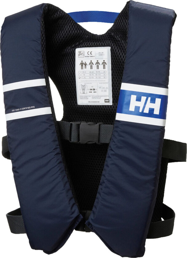 Unisex Comfort Compact 50n Redningsvest Marineblå 70/90+kg Grå70/90+KG