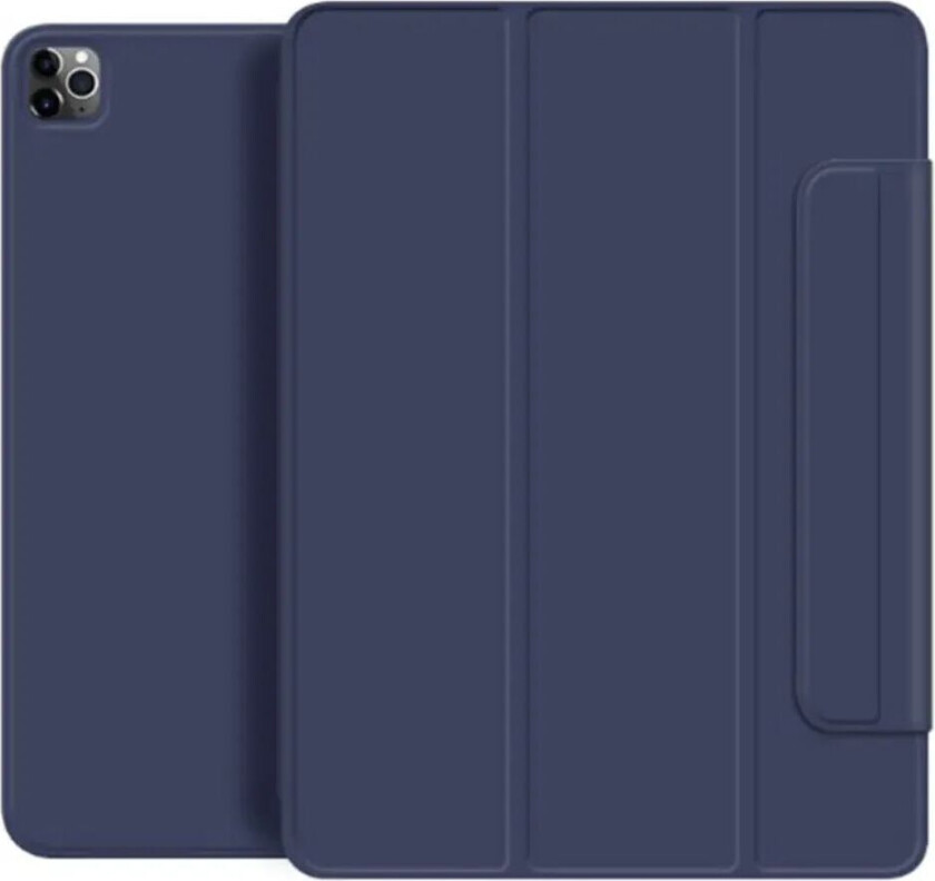 iPad Pro 13" (2024) Magnetisk Tri-Fold Flip Deksel - Blå
