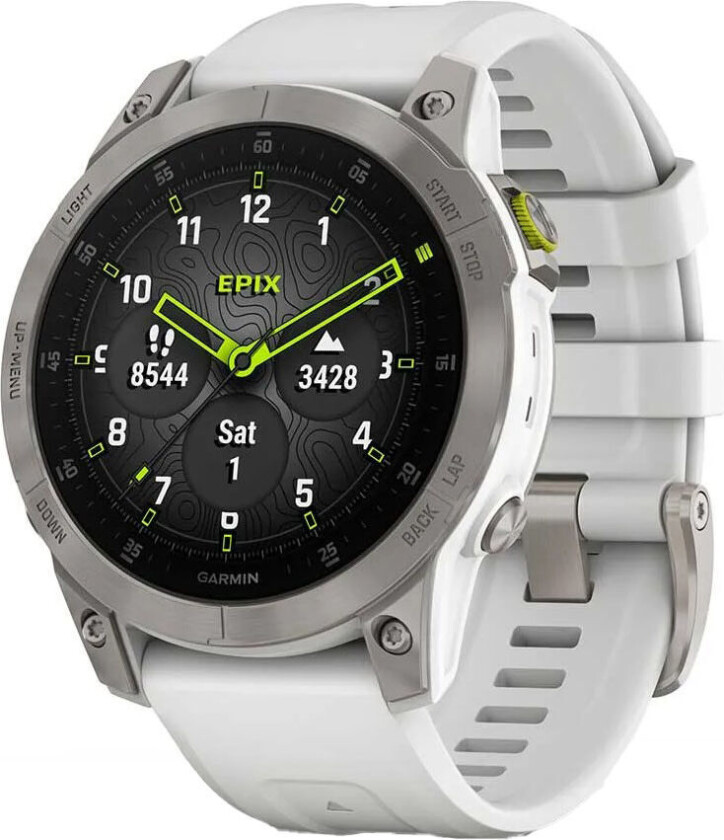 Epix Sapphire White – Amoled Smartwatch OneSize