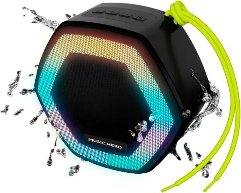 Ibiza Trådløs Bluetooth Høyttaler - Svart