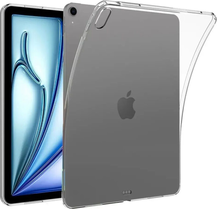 iPad Air 11" (2024) Fleksibelt TPU Plastdeksel - Gjennomsiktig