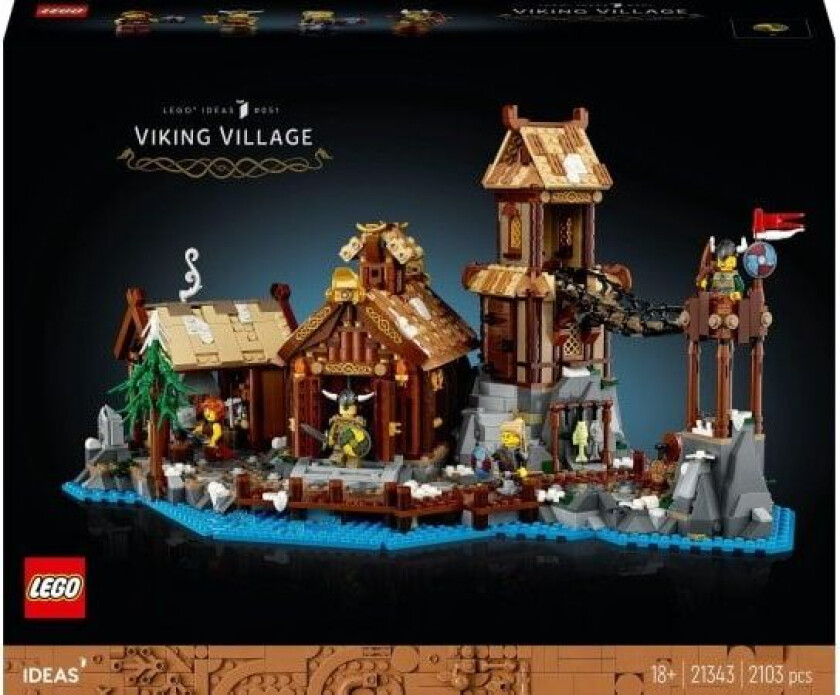 Ideas 21343 Vikinglandsby