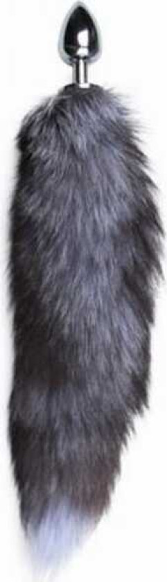 Fox Tail Plug No. 4 Silver Analplugg med hale