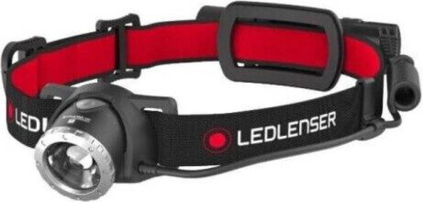 H8R headlamp 600 lumen black/red