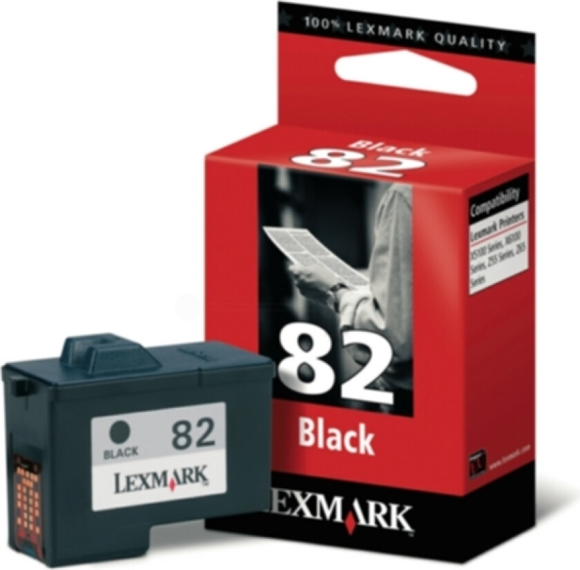 82 Blekkpatron svart, 25 ml