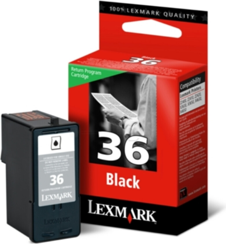 36 Blekkpatron svart