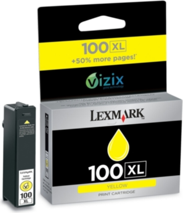 100XL Blekkpatron gul, 600 sider