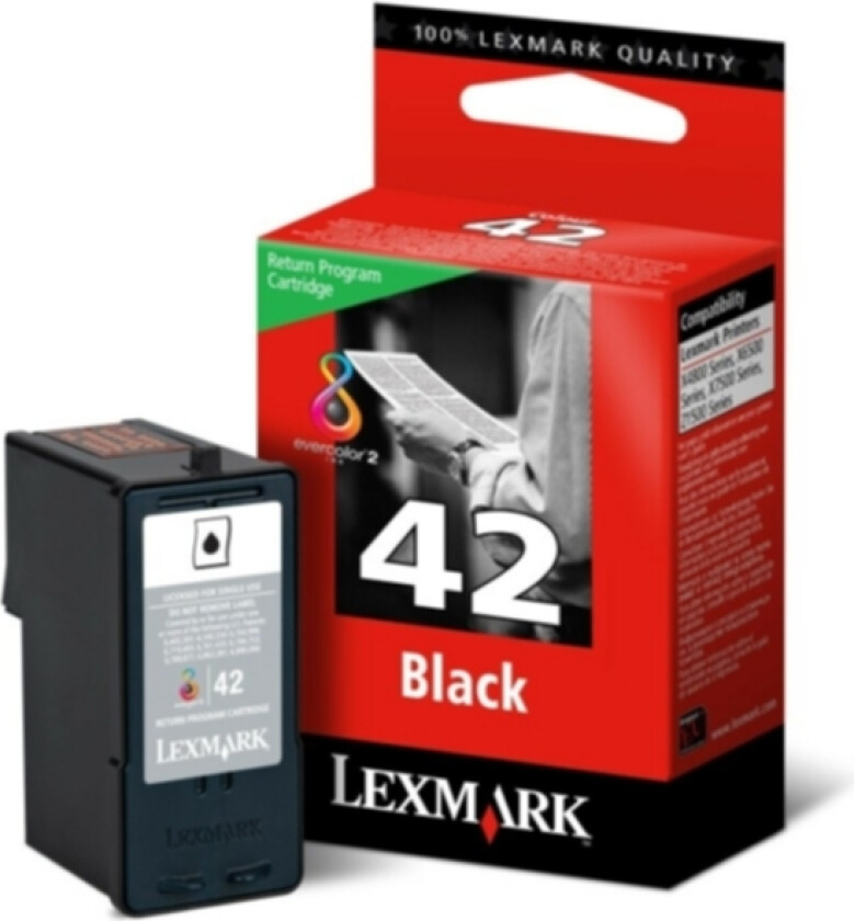 42 Blekkpatron svart
