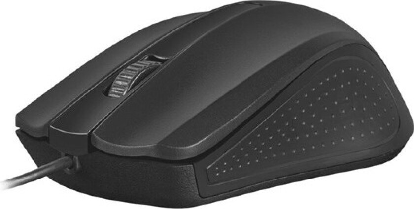 Snipe - mouse - USB - black - Mus - Optisk - 3 knapper - Svart