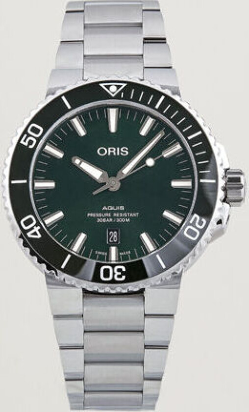 Bilde av Aquis Date 41,5mm Green