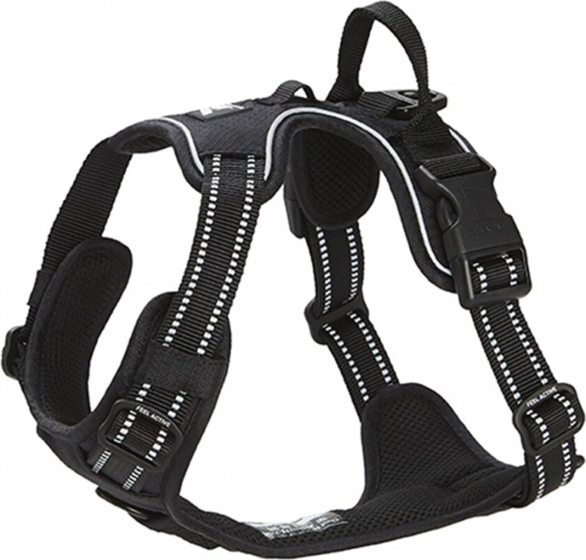 Feel Active Training Hundesele Svart (L)