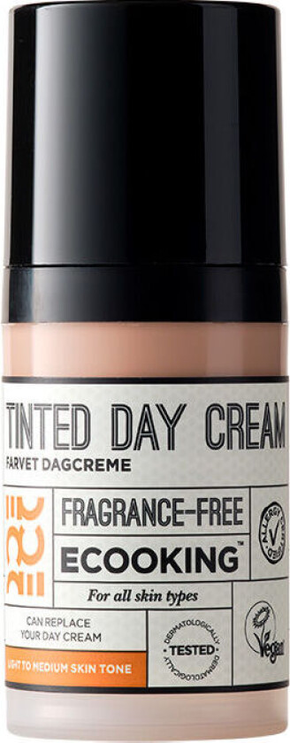 Ecoocking Colored Day Cream Parfymefri - 30 ml