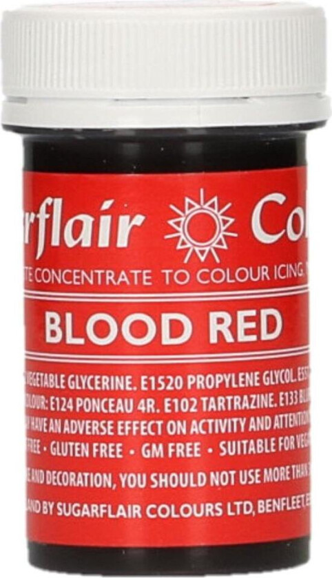 Bilde av Pastafarge Blood Red, 25g