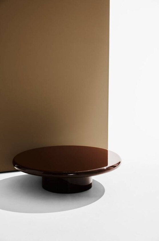 Ted salongbord ø 95 cm Chocolate brown