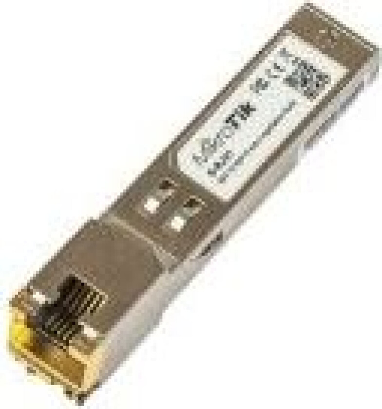 S-RJ01 - SFP (mini-GBIC) transceivermodul - 1GbE - 10Base-T, 100Base-TX, 1000Base-T - SFP (mini-GBIC) / RJ-45
