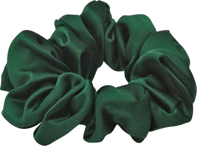 Lenoites Mulberry Silk Scrunchie Green