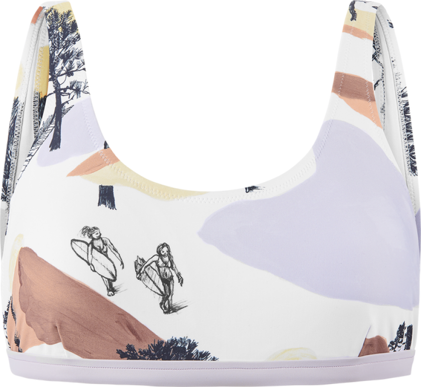 Women's Clove Print Bralette Top XL, Pyla