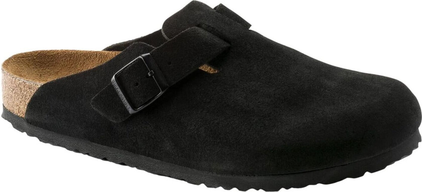 Boston Suede Leather Regular Sko Sort male 45