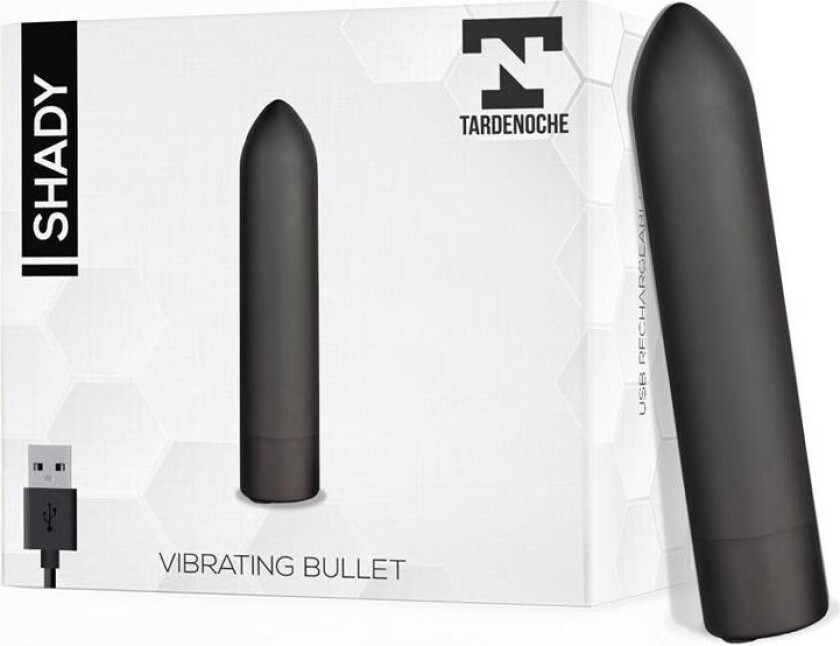 Shady Vibrating Bullet USB Oppladbar Vanntett