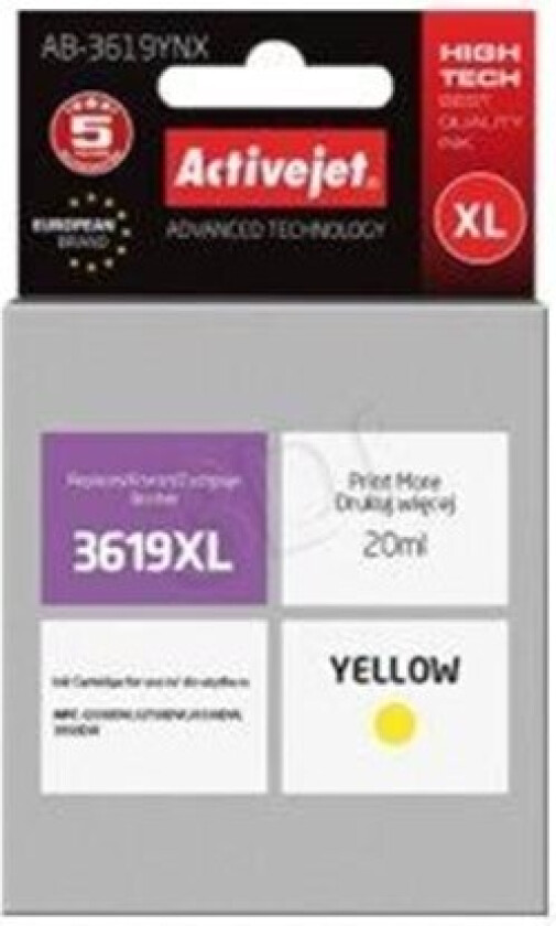 Supreme AB-3619YNX - XL - yellow - ink cartridge (alternative for: Brother LC3619XLY) - Blekkpatron Yellow