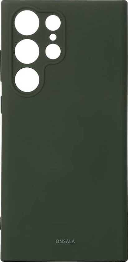 Samsung Galaxy S23 Ultra Silikon Deksel - Mørkegrønn