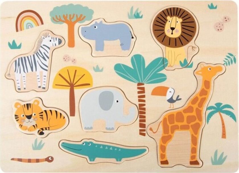 - Wooden Puzzle Safari Tre