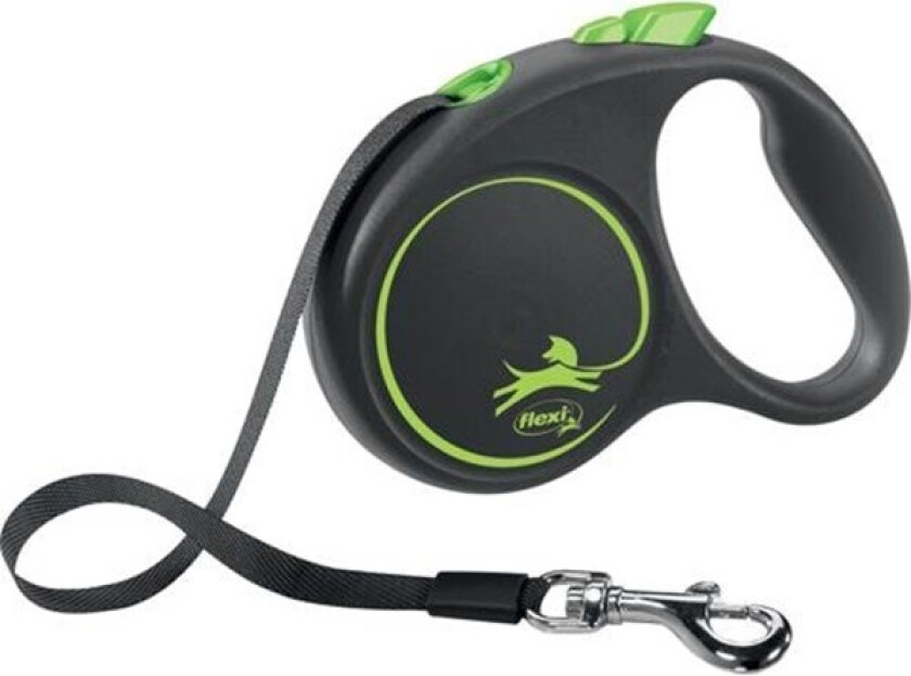 Black Design S leash 5 m 15 kg green