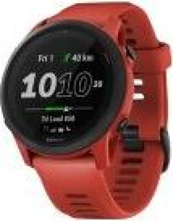 Forerunner 745 - Magma red - sportsur med bånd - silikon - magma red - håndleddstørrelse: 126-216 mm - display 1.2" - Bluetooth, Wi-Fi, NFC, A