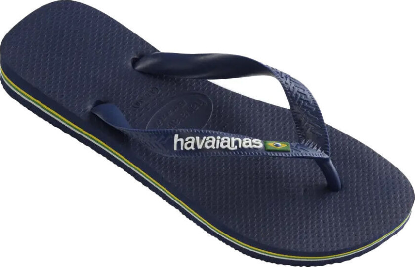 Men's Brasil Logo Navy Blue 39/40, Navy Blue